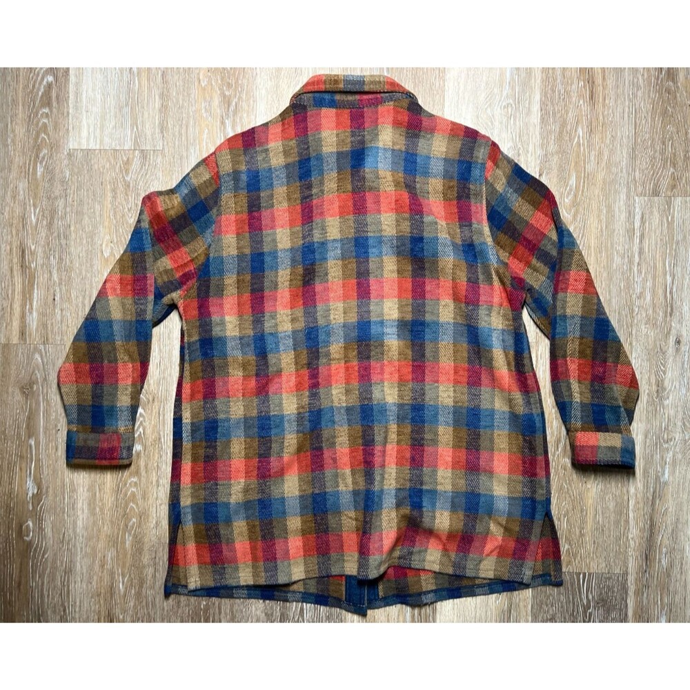 VTG Koret City Blues Flannel Size 16W Womens Multicolor Red Blue Brown